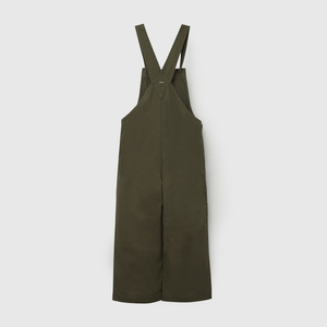 Jardinera Gabardina Verde de Niña talla 3 a 12 Años