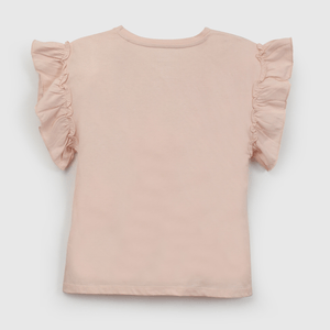 Polo Rosado Minnie Daisy de Niña talla 3 a 12 Años