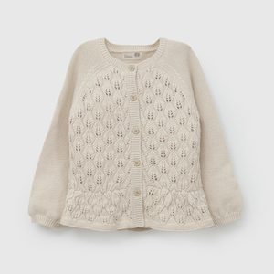 Chompa Beige de Niña Infantil talla 3/6 M a 24m/36 M