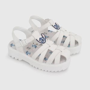 Sandalia Blanca con Plataforma de Stitch de Niño talla 28 a 38