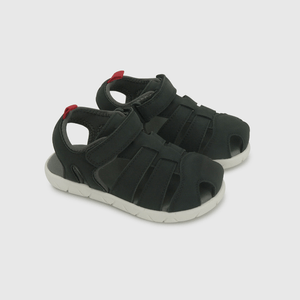 Sandalia Cangrejera Negra de Caminante talla 21 a 27