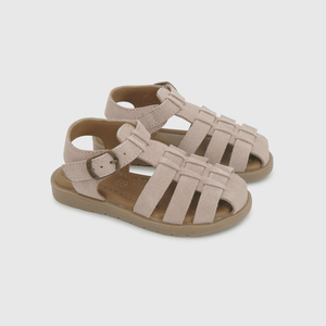 Sandalia de Cuero Rosada de Caminante talla 21 a 27