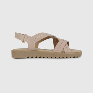 Sandalia de Vestir Cruzada Rosada de Niño talla 28 a 38