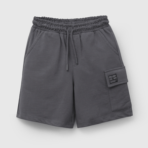 Bermuda Negro Cargo de Niño talla 3 a 12 Años