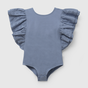 body Celeste Vuelo Broderie de Niña talla 3 a 12 Años