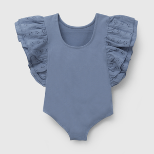 body Celeste Vuelo Broderie de Niña talla 3 a 12 Años