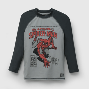 Polo Playa UV Gris de Niño talla 3 a 12 Años