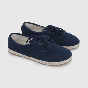 Zapato de Niño Azul con Cordón