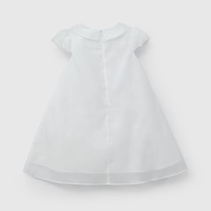 Vestido de Lona Blanco para Niña
