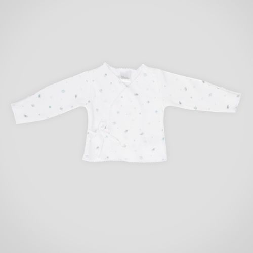 Camiseta baby tripack estampado de estrellas gris