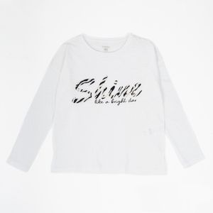 Polo parche texto blanco