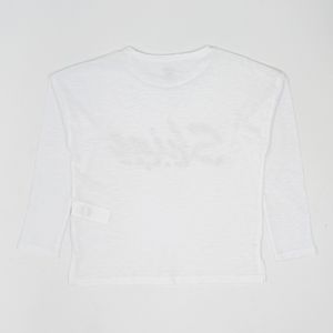Polo parche texto blanco