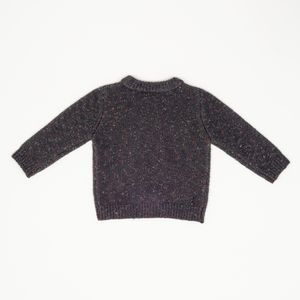 Sweater jaspeado letra a marengo