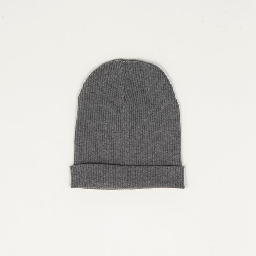 Gorro liso gris marengo