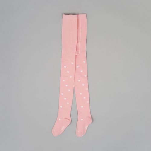 Panty ballerina patron de corazones rosado