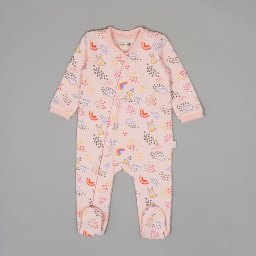 Pijama patron de conejos soft pink
