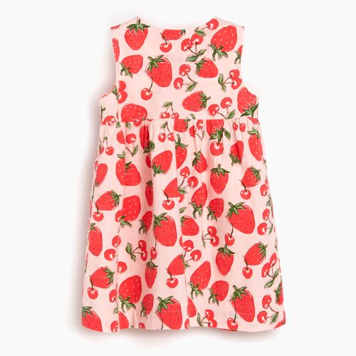 Vestido frutillas grandes salmon