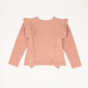 Sweater vuelitos a los costado rosa viejo