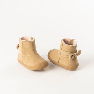 Bota print estrellas beige
