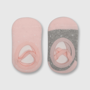 Medias de niña 2 pack ballerina rosado