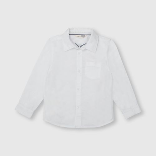 Camisa de niño clasica oxford blanco