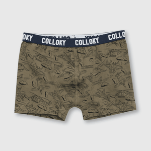 Boxer de niño 3 pack camuflado gris