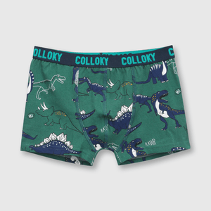 Boxer de niño 3 pack dino azul