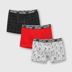 Boxer de niño 3 pack Iron man gris