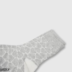 Medias de niña 3 pack corazones gris