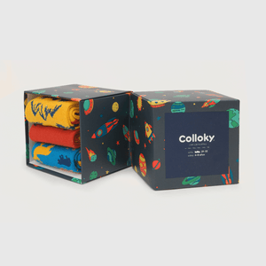 Medias de niño 3 pack caja outdoor verde