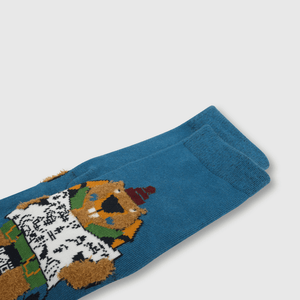 Medias de niño 3 pack oso del bosque azul