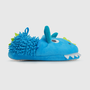 Pantufla de niño azul