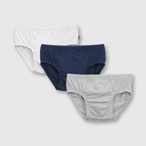 Slip de niño 3 pack clasico blanco