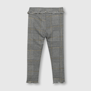 Leggings de bebé niña escoces gris