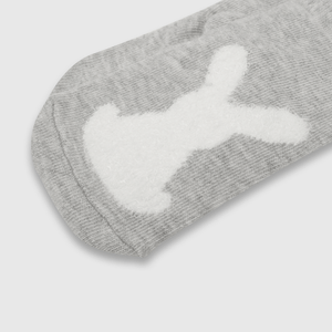 Medias deportivo de bebé niña 3 pack conejos gris