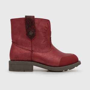 Bootie de niña roja