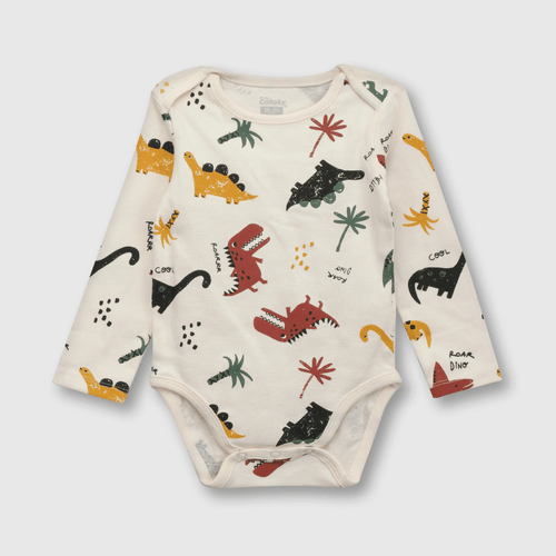 Conjunto de bebé niño polerón + body amarillo