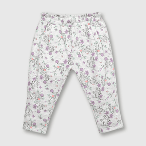 Pantalón de bebé niña Blanca nieves gris