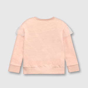 Polerón de bebé niña ratona rosado