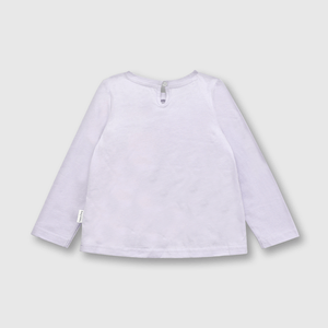 Polo de bebé niña Blanca nieves lila