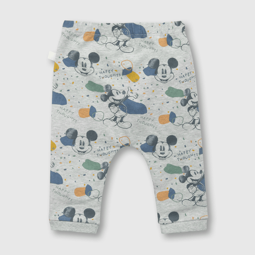 Pantalón de bebé niño Mickey gris