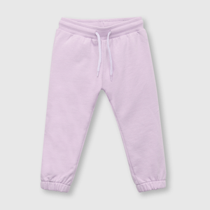 Pantalón de bebe niña con elastico lila