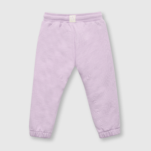 Pantalón de bebe niña con elastico lila