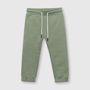 Pantalón de bebe niño con elastico oliva