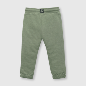 Pantalón de bebe niño con elastico oliva