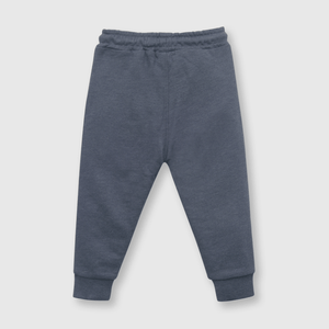 Pantalón de bebe niño con puño azul