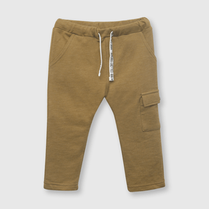 Pantalón de bebé niño de punto de bebe niño de punto café cafe