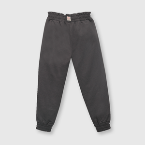 Pantalón de niña recogido gris
