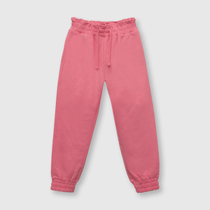 Pantalón de niña recogido rosado