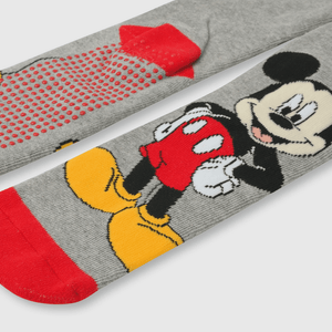 Medias de niño antideslizante Mickey gris